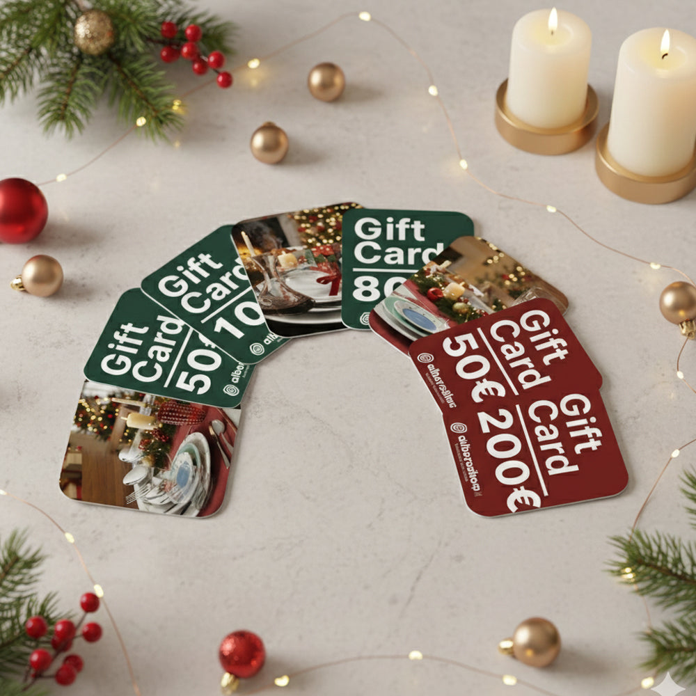 Gift Card Alberoshop - Il regalo perfetto per chi ama la tavola