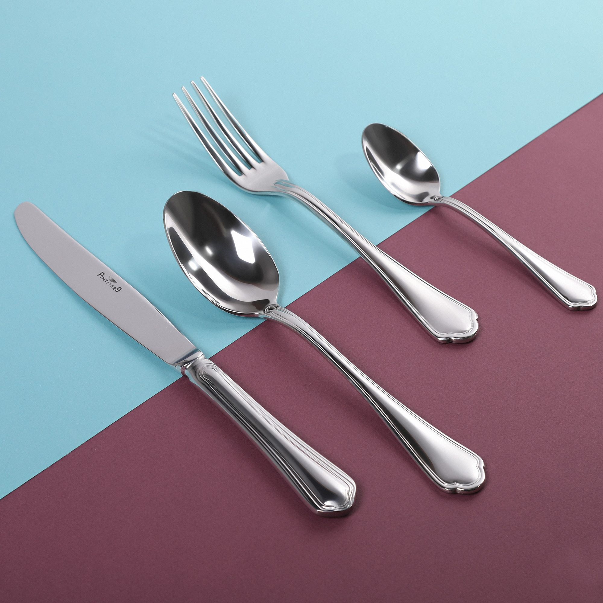 VANVRO Set Posate 20 Pezzi In Acciaio Inox Opaco - Finitura Satinata - Servizio Per 4 - Lavabili In Lavastoviglie - Per Casa E Ristorante - 3