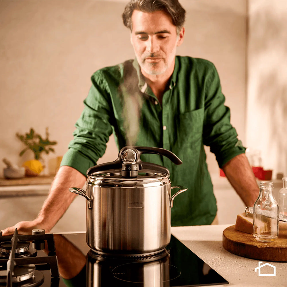 Lagostina Diva Pentola A Pressione Induzione In Acciaio Inox
