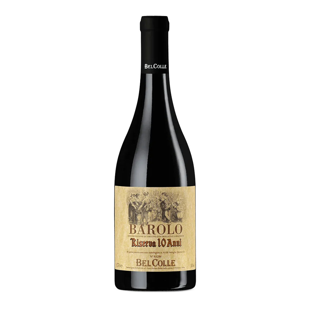 Barolo DOCG Riserva 10 Jaar 2015 Bel Colle + 6 Glazen Rode Wijn Atelier 80 cl