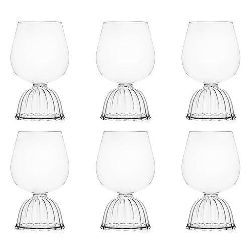 60 cl - Ichendorf Tutu Calice Vino Rosso In Vetro Borosilicato - Set 6 Pz