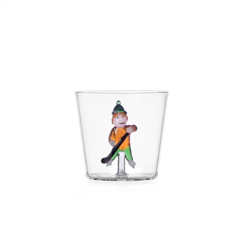 30 cl - Ichendorf Snow Games Bicchiere Acqua Tumbler In Vetro Borosilicato