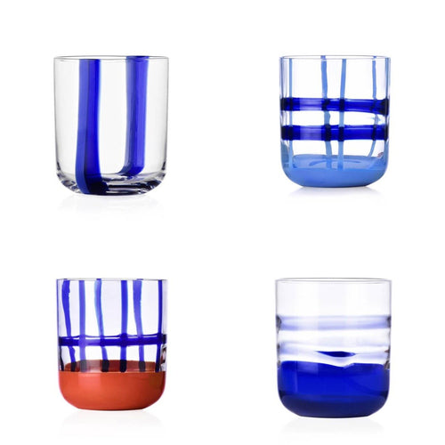 35 cl - Ichendorf Gesti Tumbler Bicchiere Acqua In Vetro Borosilicato - Set 4 Pz