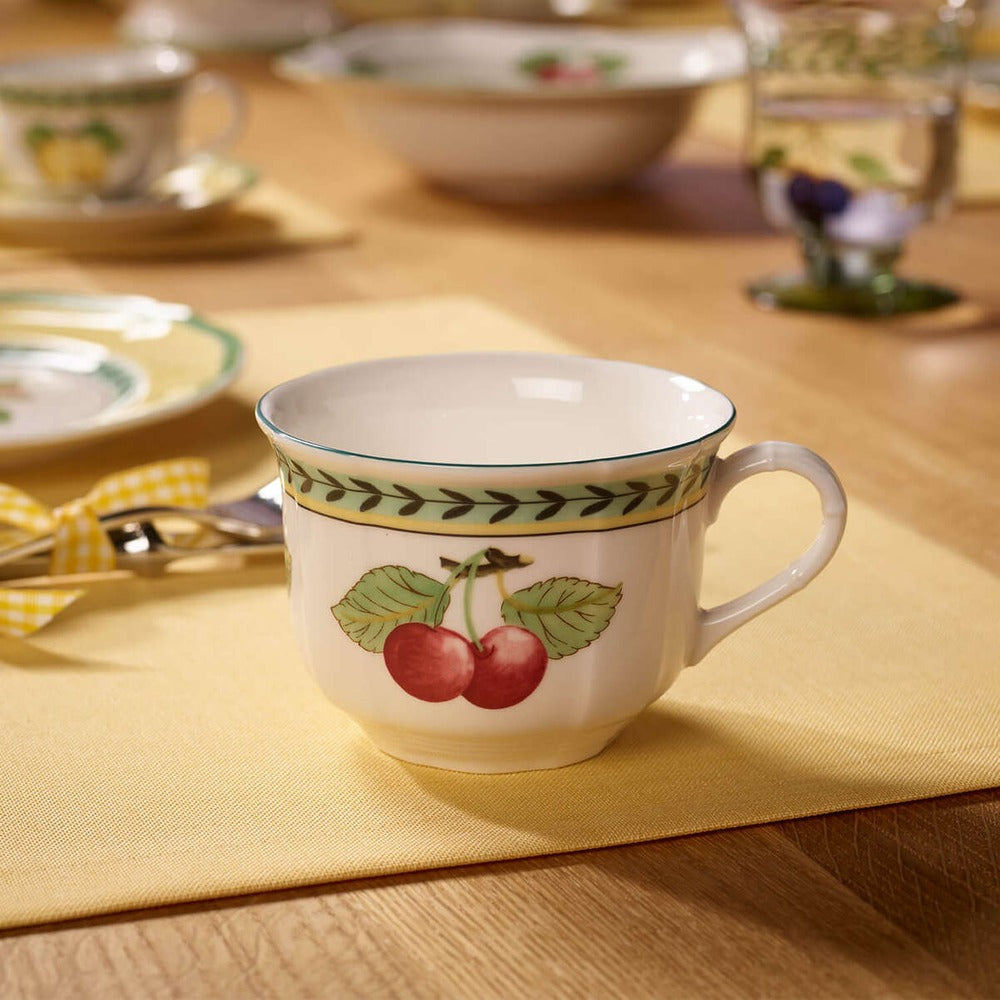 26 cl - Villeroy & Boch French Garden Fleurence Tazza Cappuccino In Porcellana Premium - Set 6 Pz