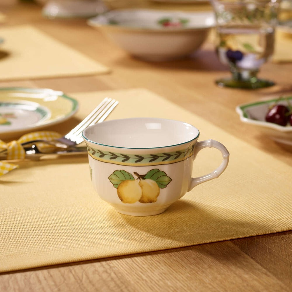 13 cl - Villeroy & Boch French Garden Fleurence Tazza Tè In Porcellana Premium - Set 6 Pz