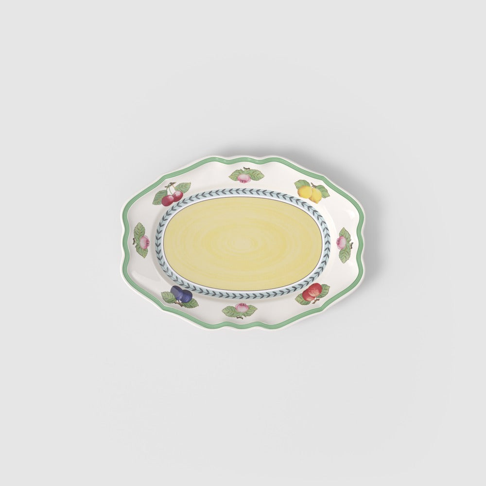 26.4x36.7 cm - Villeroy & Boch French Garden Fleurence Piatto Presentazione In Porcellana Premium