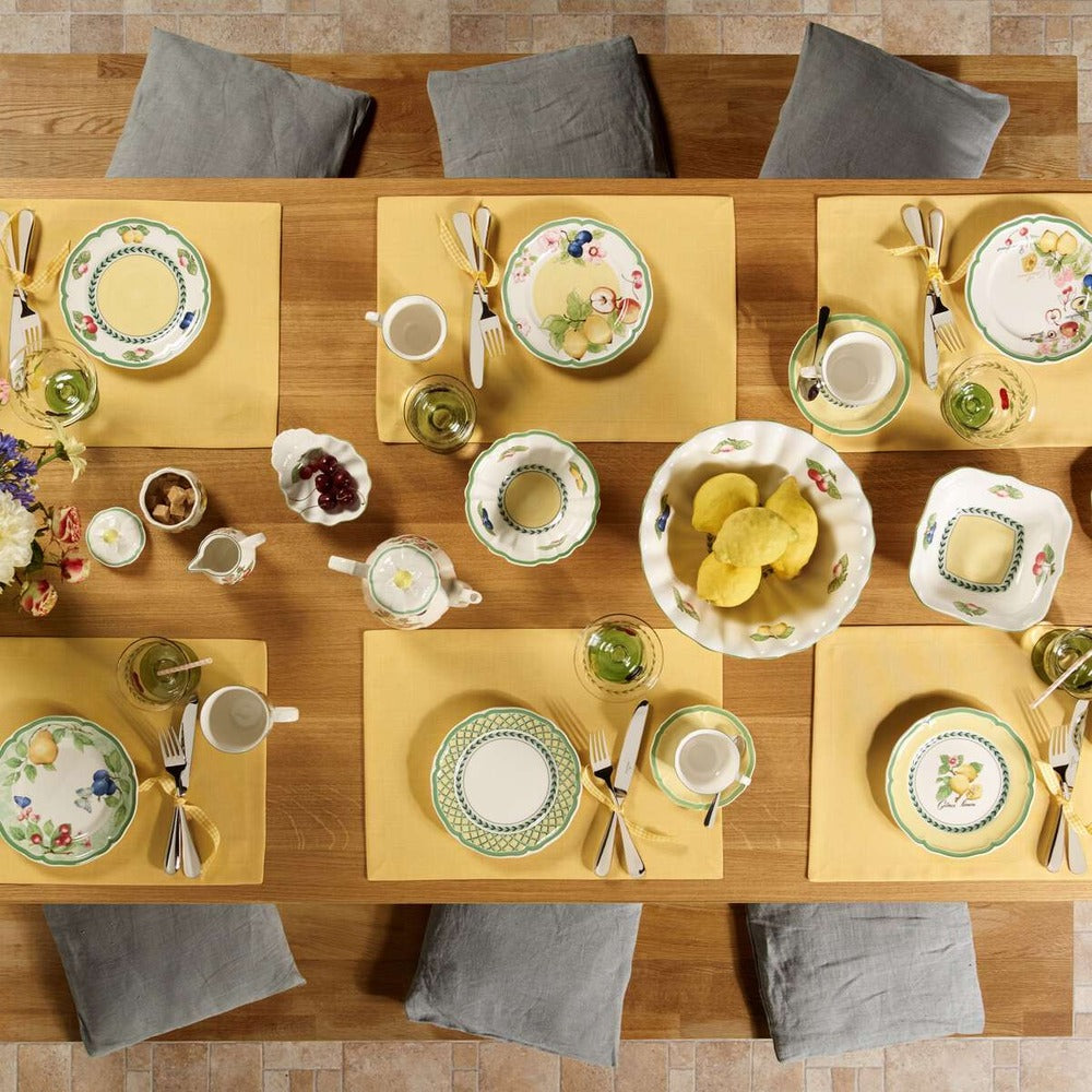 20.7 cm - Villeroy & Boch French Garden Valence Piatto Dessert In Porcellana Premium - Set 6 Pz