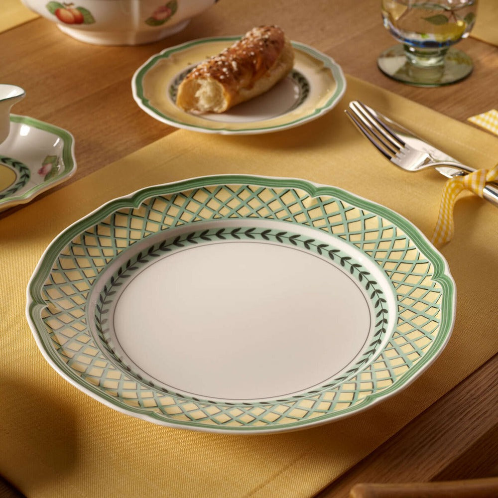 26.7 cm - Villeroy & Boch French Garden Orange Piatto Piano In Porcellana Premium - Set 6 Pz