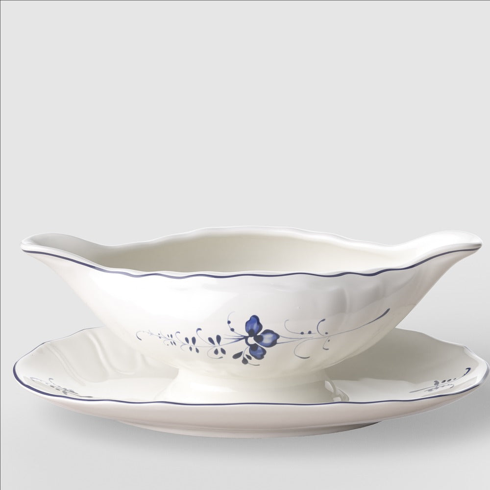 20 cl - Villeroy & Boch Vieux Luxembourg Salsiera In Porcellana Premium