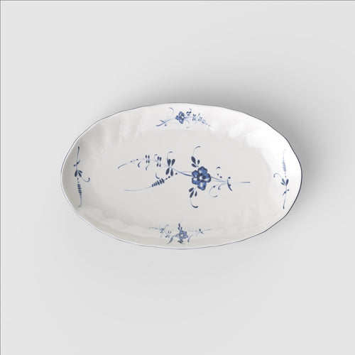 25 cm - Villeroy & Boch Vieux Luxembourg Raviera Piatto Da Portata Ovale In Porcellana Premium