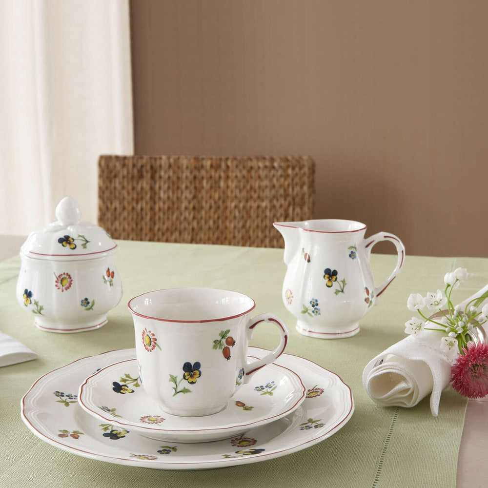 36 cl - Villeroy & Boch Petite Fleur Zuccheriera In Porcellana Premium