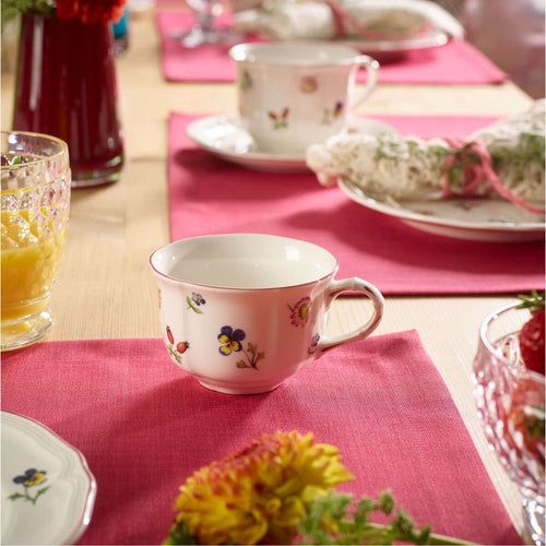 13 cl - Villeroy & Boch Petite Fleur Tazza Tè In Porcellana Premium - Set 6 Pz