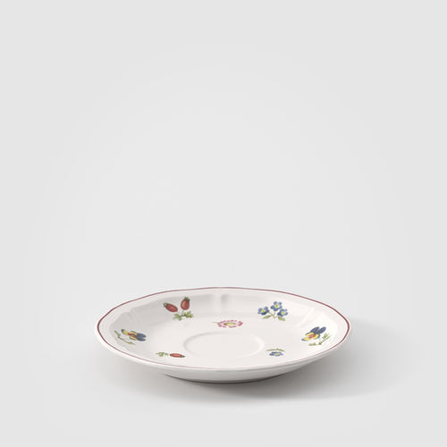 14.5 cm - Villeroy & Boch Petite Fleur Piattino Tazza Tè In Porcellana Premium - Set 6 Pz