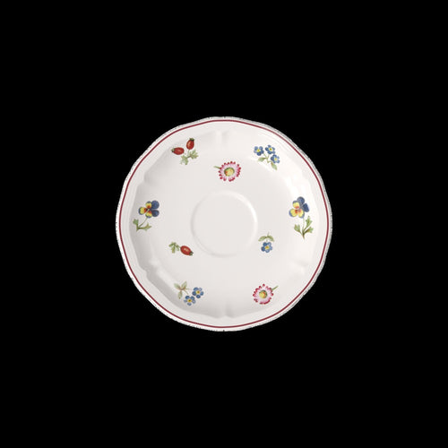 14.5 cm - Villeroy & Boch Petite Fleur Piattino Tazza Tè In Porcellana Premium - Set 6 Pz