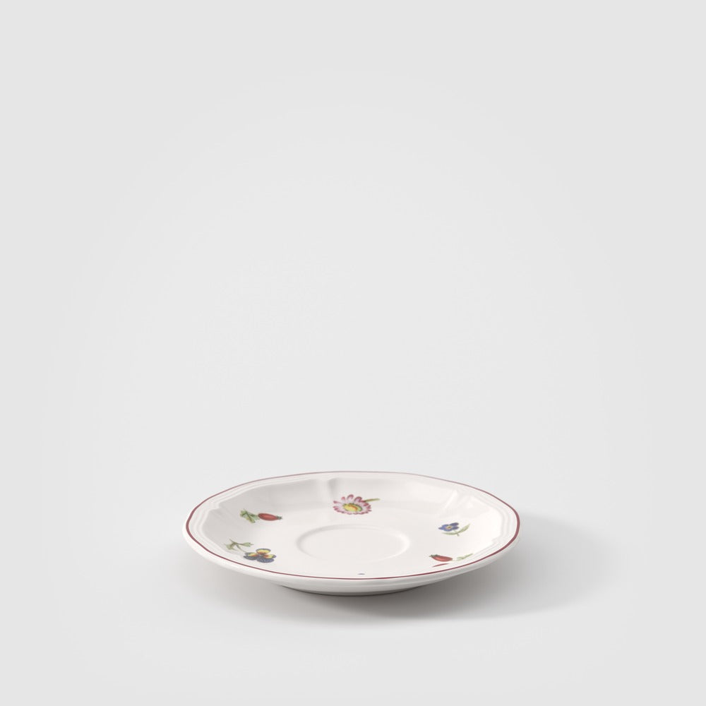 12.2 cm - Villeroy & Boch Petite Fleur Piattino Tazzina Caffè In Porcellana Premium - Set 6 Pz