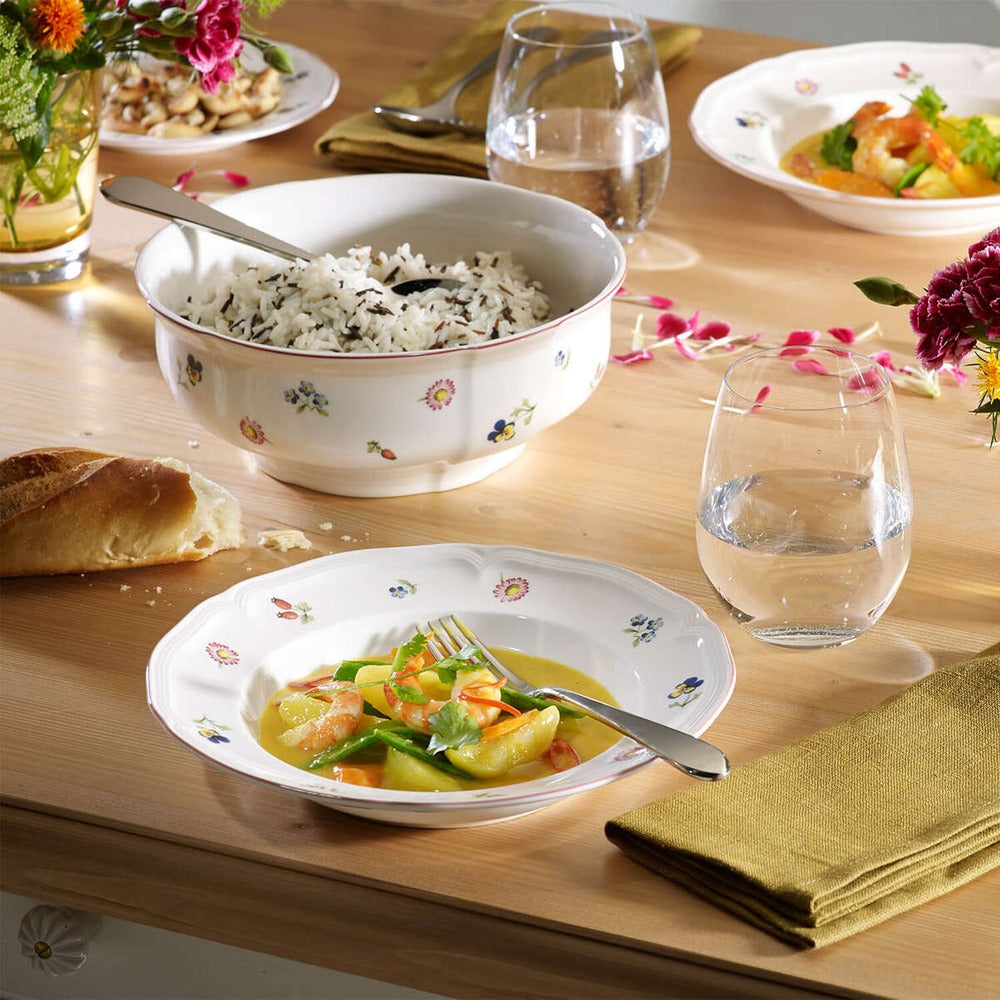 30 cl - Villeroy & Boch Petite Fleur Piatto Fondo In Porcellana Premium - Set 6 Pz