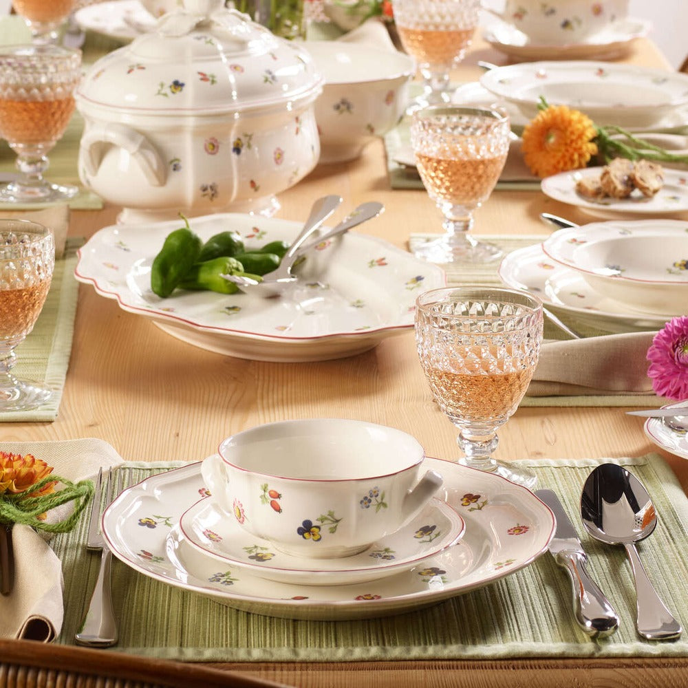33 cl - Villeroy & Boch Petite Fleur Piatto Fondo In Porcellana Premium - Set 6 Pz