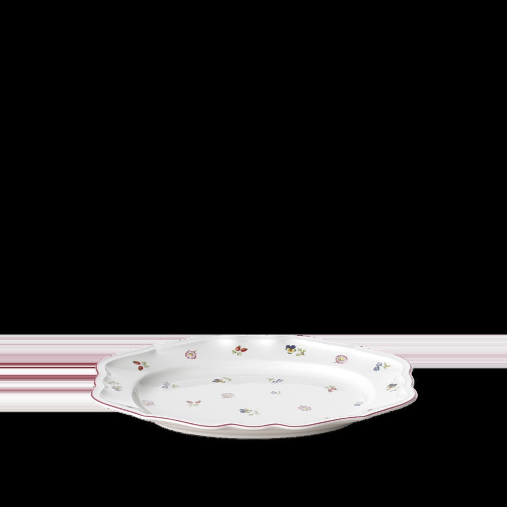 36.70x26.40 cm - Villeroy & Boch Petite Fleur Vassoio Piatto Presentazione In Porcellana Premium