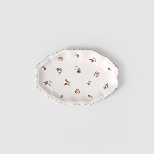 24 cm - Villeroy & Boch Petite Fleur Raviera Piatto Da Portata Ovale In Porcellana Premium