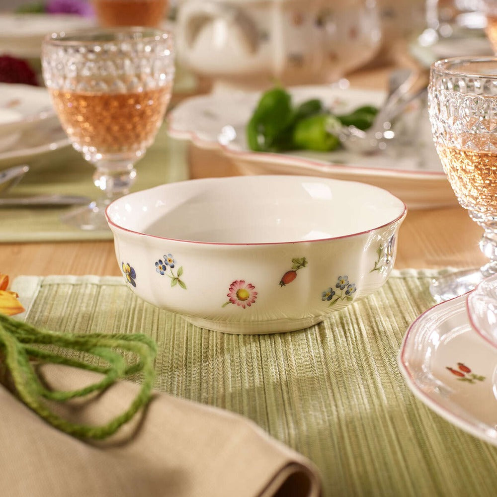 35 cl - Villeroy & Boch Petite Fleur Coppetta Macedonia Dessert In Porcellana Premium - Set 6 Pz