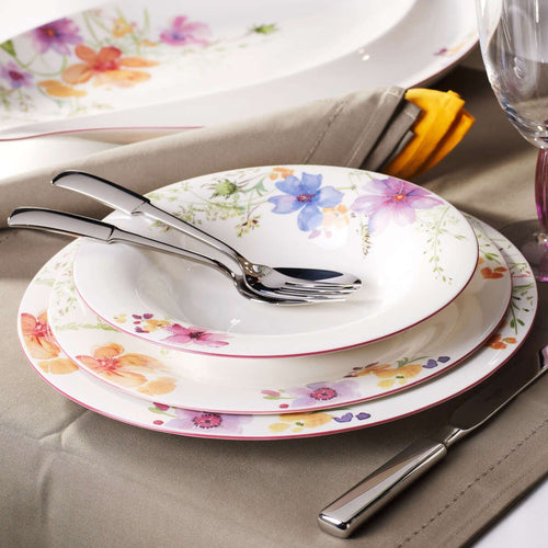 21 cl - Villeroy & Boch Mariefleur Basic Piatto Fondo In Porcellana Premium - Set 6 Pz