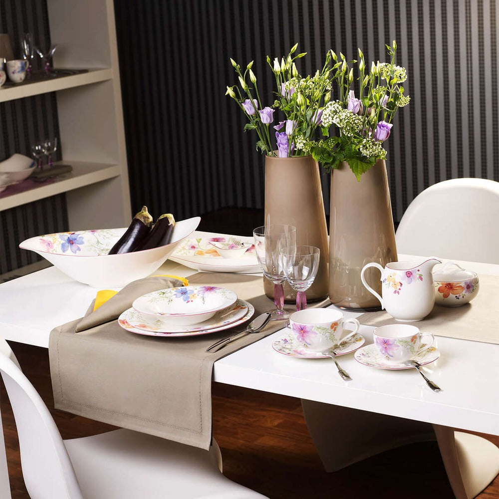 21 cl - Villeroy & Boch Mariefleur Basic Piatto Fondo In Porcellana Premium - Set 6 Pz