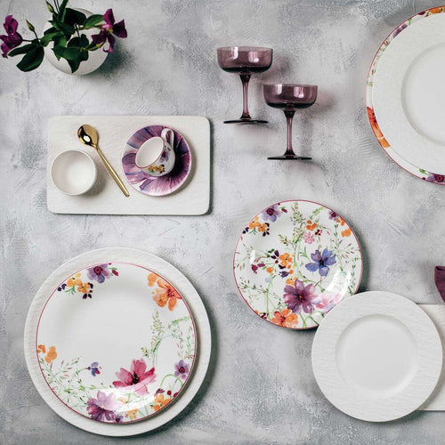 34.8x19.7 cm - Villeroy & Boch Mariefleur Basic Set Colazione In Porcellana Premium