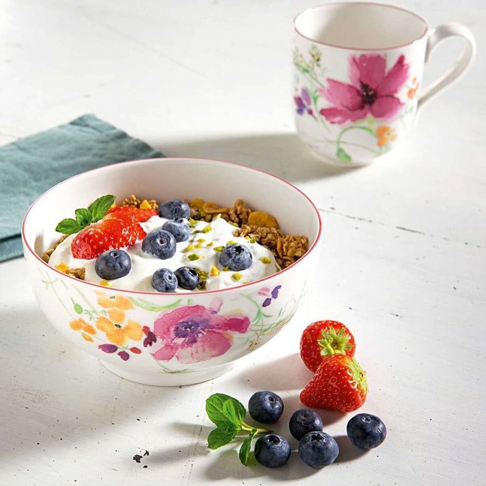 34.8x19.7 cm - Villeroy & Boch Mariefleur Basic Set Colazione In Porcellana Premium