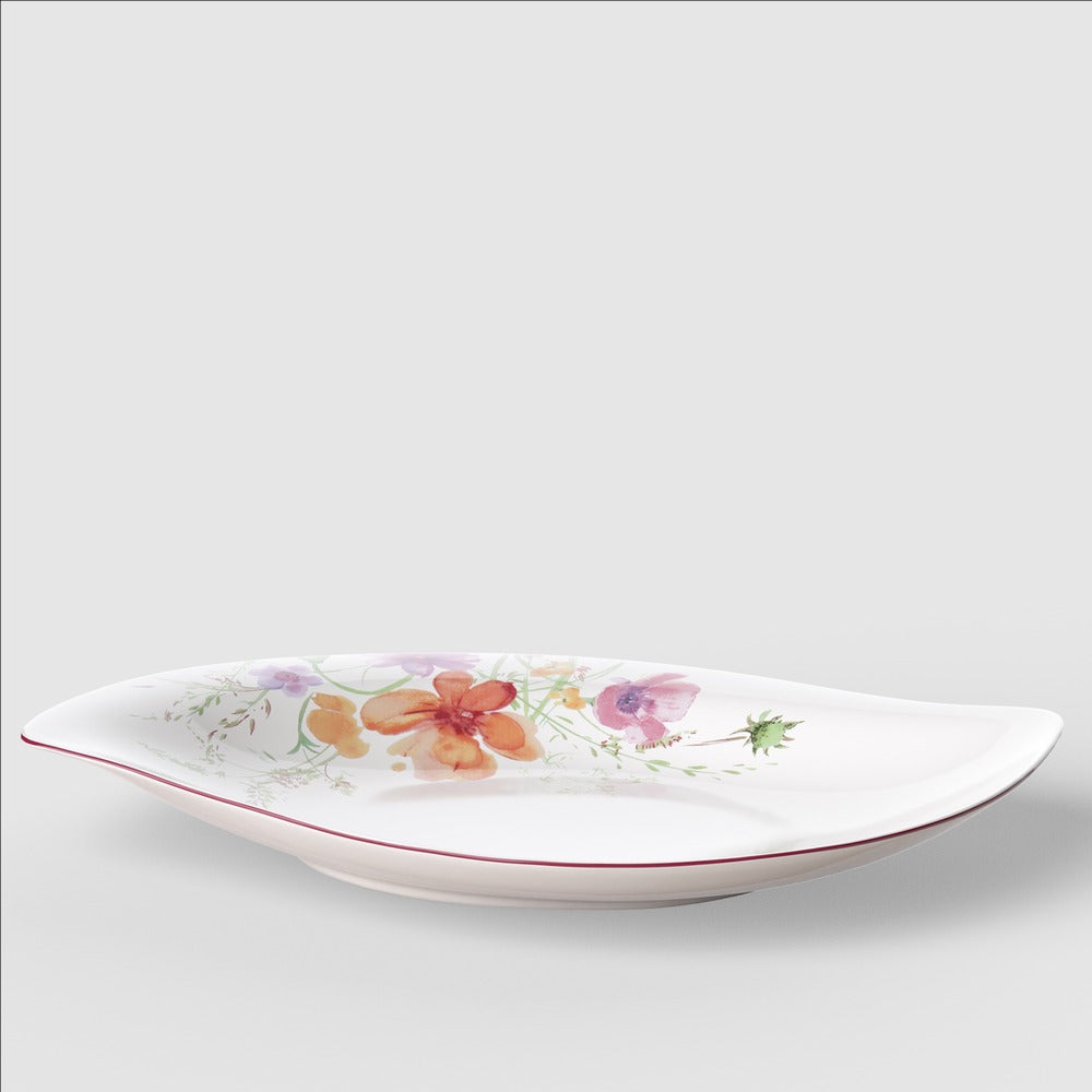 34x26 cm - Villeroy & Boch Mariefleur Serve & Salad Piatto Portata In Porcellana Premium - Set 6 Pz