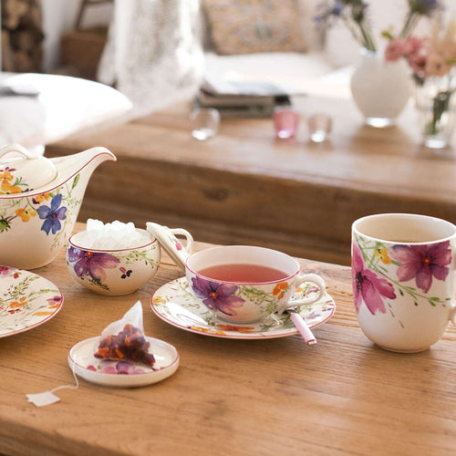12 cl - Villeroy & Boch Mariefleur Tea Tazza Tè In Porcellana Premium - Set 6 Pz
