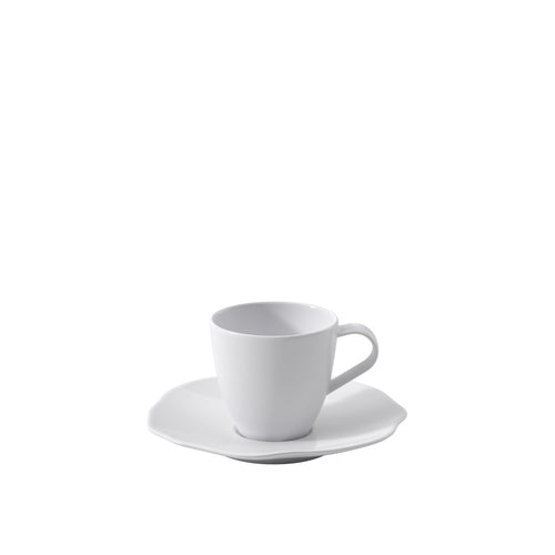 11.6 cm - Villeroy & Boch Pura Piattino Tazza Caffè In Porcellana Premium - Set 6 Pz