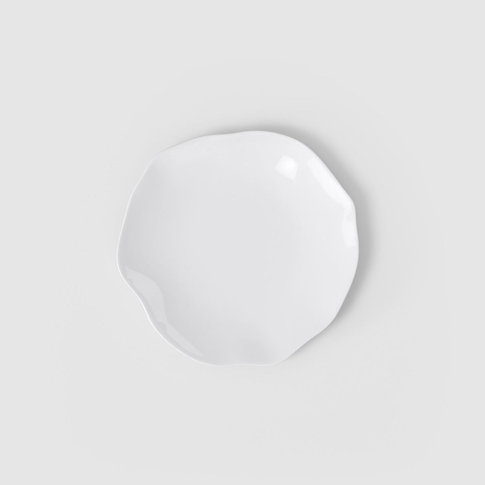 22 cm - Villeroy & Boch Pura Piatto Dessert In Porcellana Premium - Set 6 Pz