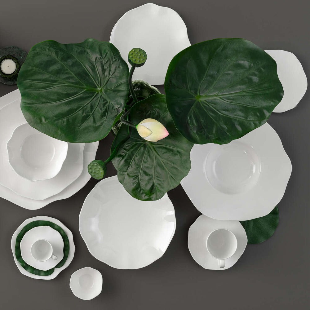 22 cm - Villeroy & Boch Pura Piatto Dessert In Porcellana Premium - Set 6 Pz