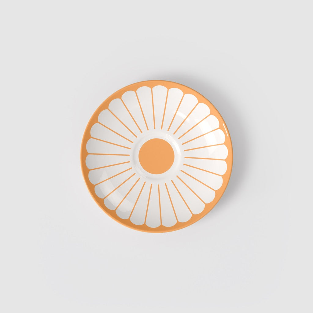 14.8 cm - Villeroy & Boch Fleur Piattino Tazza Caffè In Porcellana Premium Set 6 Pz