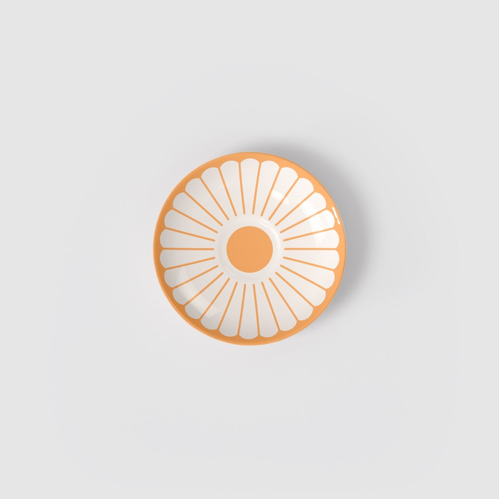 11.7 cm - Villeroy & Boch Fleur Piattino Tazzina Caffè In Porcellana Premium Set 6 Pz