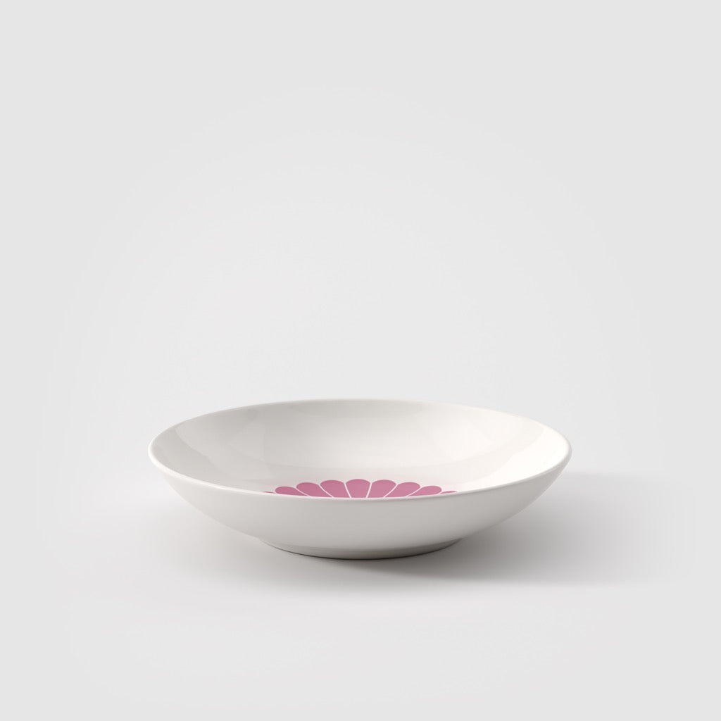 24 cm - Villeroy & Boch Fleur Piatto Fondo In Porcellana Premium Set 6 Pz