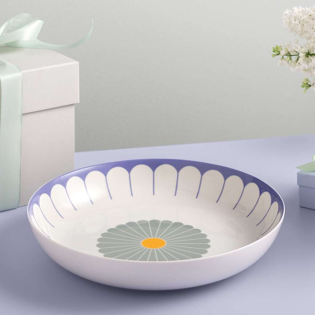 38 cm - Villeroy & Boch Fleur Insalatiera In Porcellana Premium