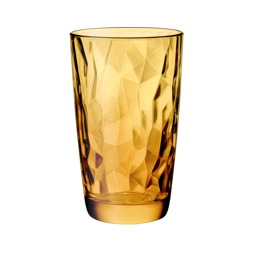 47 cl - Bormioli Rocco Diamond Ambra Bicchiere Cooler In Vetro - Set 6 Pz