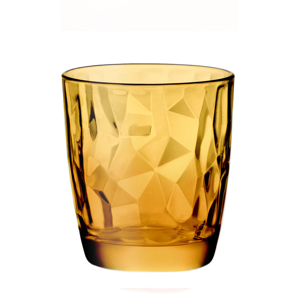 30 cl - Bormioli Rocco Diamond Ambra Bicchiere In Vetro - Set 6 Pz