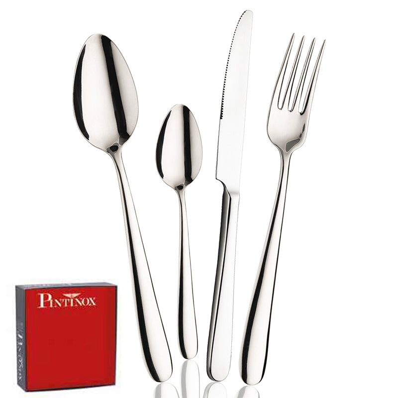 Pintinox Maitre Servizio Posate In Acciaio Inox Set 24 Pz
