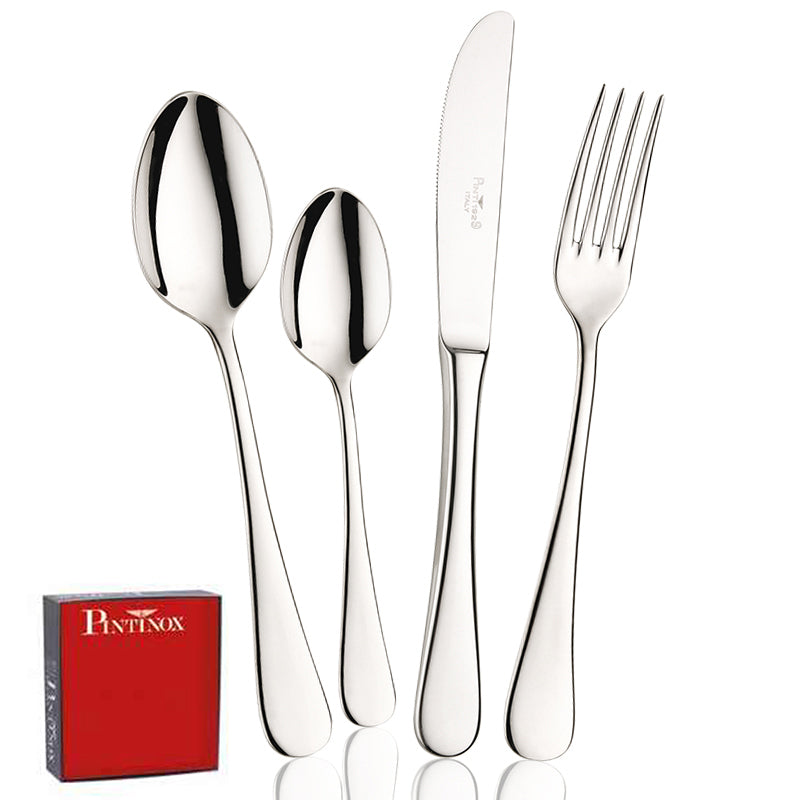 Pintinox Pitagora Servizio Posate In Acciaio Inox Set 24 Pz