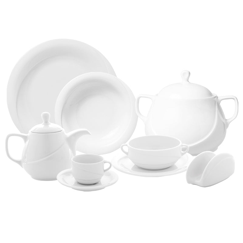 21 Cm Gural Porselen X Tambul Piatto Frutta Dessert In Porcellana Set 12 Pz