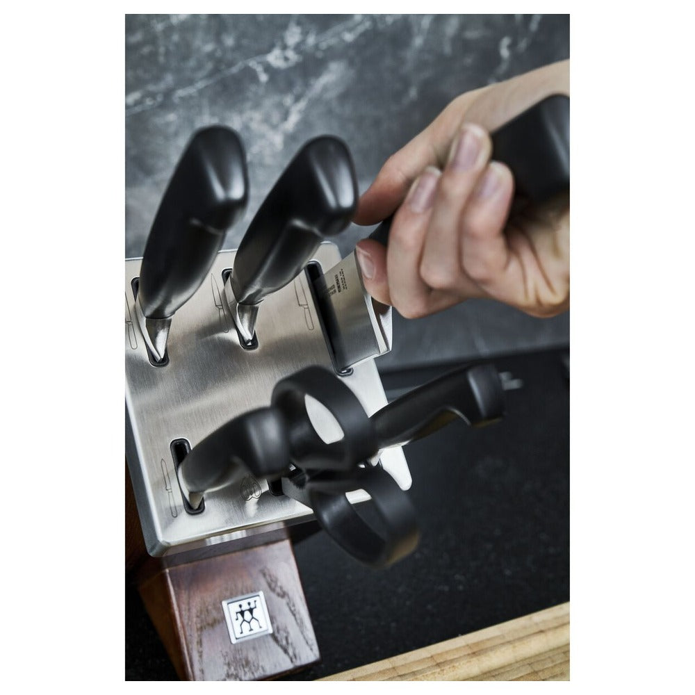 Zwilling 4 Stars Set Coltelli Con Ceppo In Frassino - Set 7 Pz