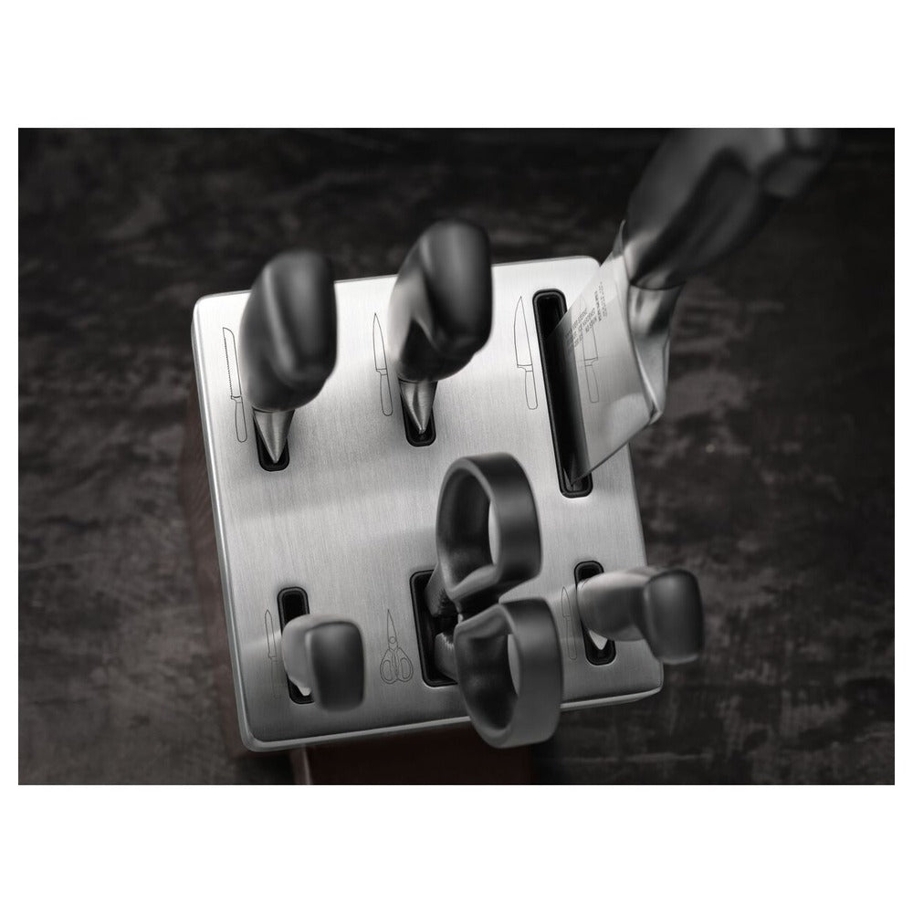 Zwilling 4 Stars Set Coltelli Con Ceppo In Frassino - Set 7 Pz