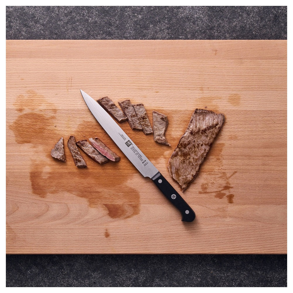 Zwilling Gourmet Coltello Carne Liscio In Acciaio Inox