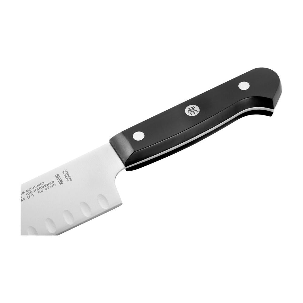 18 cm - Zwilling Gourmet Coltello Santoku Alveolato In Acciaio Inox