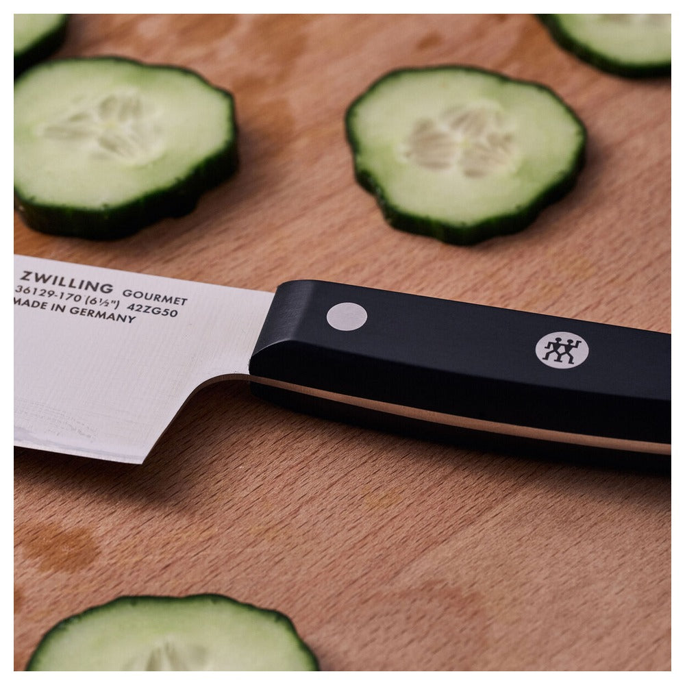17 cm - Zwilling Gourmet Coltello Nakiri In Acciaio Inox