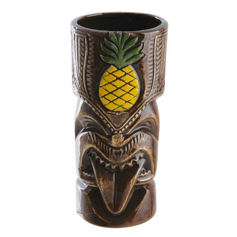 51 Cl Paderno Tiki Bicchiere In Ceramica In Vetro