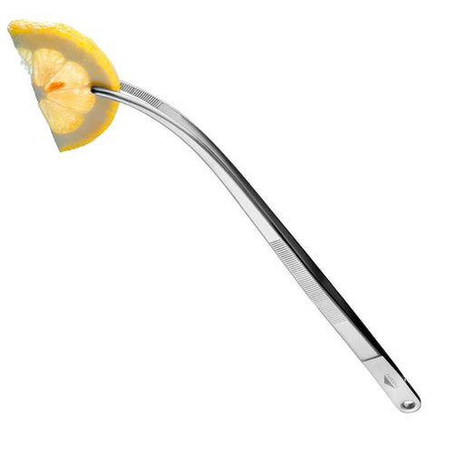 Paderno Kitchen Pastry And Bar Pinze Impiattamento Ricurve In Acciaio Inox