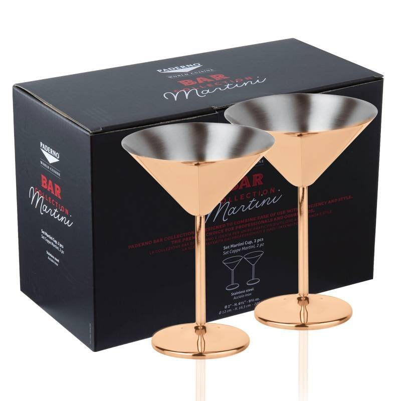 20 5 Cl Paderno Calici Margarita In Acciaio Inox Set 2 Pz